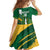 Custom British Virgin Islands Football Family Matching Off Shoulder Short Dress and Hawaiian Shirt Come On Nature Boys