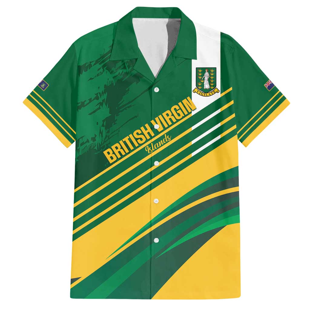 Custom British Virgin Islands Football Family Matching Puletasi and Hawaiian Shirt Come On Nature Boys