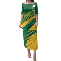 Custom British Virgin Islands Football Family Matching Puletasi and Hawaiian Shirt Come On Nature Boys