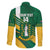 Custom British Virgin Islands Football Family Matching Short Sleeve Bodycon Dress and Hawaiian Shirt Come On Nature Boys