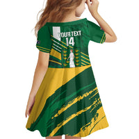 Custom British Virgin Islands Football Family Matching Summer Maxi Dress and Hawaiian Shirt Come On Nature Boys