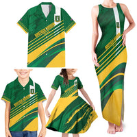 Custom British Virgin Islands Football Family Matching Tank Maxi Dress and Hawaiian Shirt Come On Nature Boys