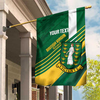 Custom British Virgin Islands Football Garden Flag Come On Nature Boys