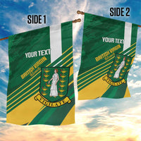 Custom British Virgin Islands Football Garden Flag Come On Nature Boys