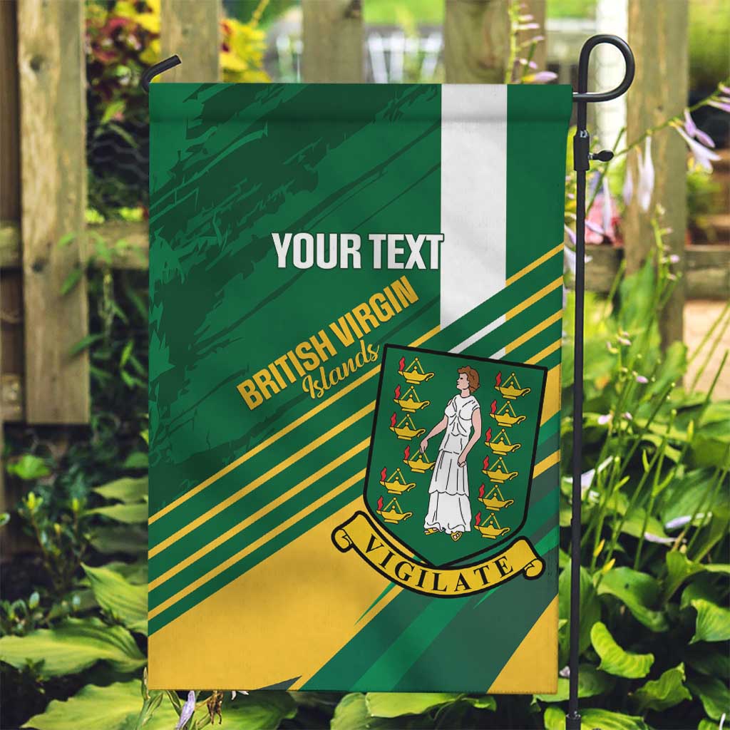 Custom British Virgin Islands Football Garden Flag Come On Nature Boys