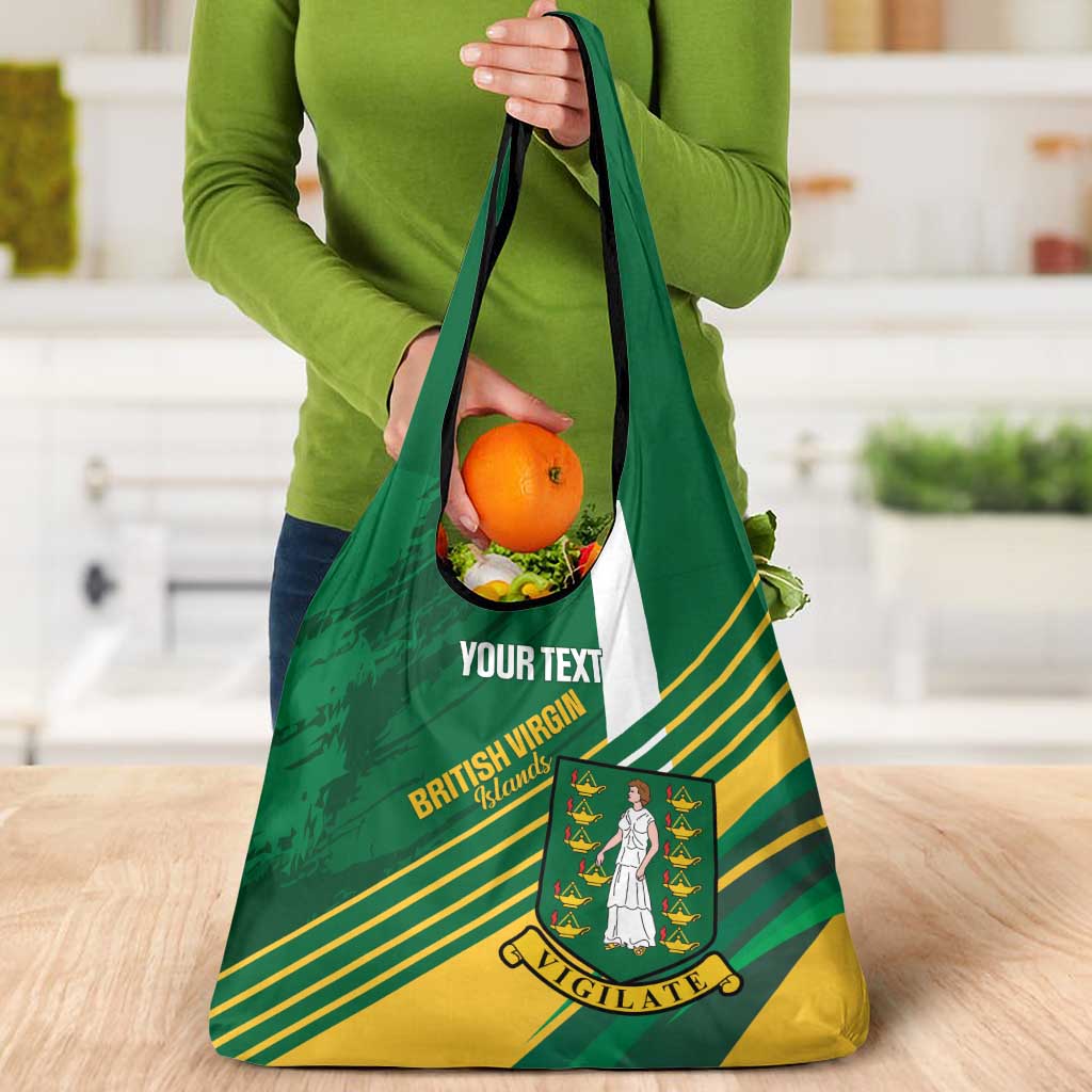 Custom British Virgin Islands Football Grocery Bag Come On Nature Boys