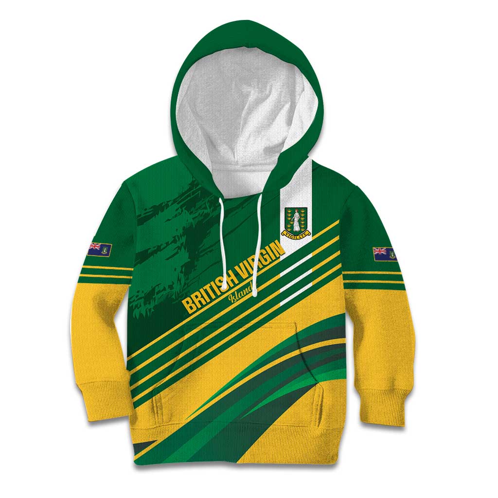 Custom British Virgin Islands Football Kid Hoodie Come On Nature Boys