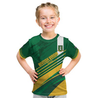 Custom British Virgin Islands Football Kid T Shirt Come On Nature Boys