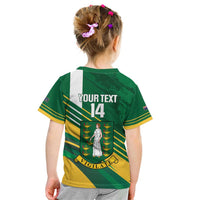 Custom British Virgin Islands Football Kid T Shirt Come On Nature Boys