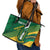 Custom British Virgin Islands Football Leather Tote Bag Come On Nature Boys