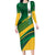 Custom British Virgin Islands Football Long Sleeve Bodycon Dress Come On Nature Boys