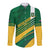 Custom British Virgin Islands Football Long Sleeve Button Shirt Come On Nature Boys