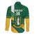 Custom British Virgin Islands Football Long Sleeve Button Shirt Come On Nature Boys