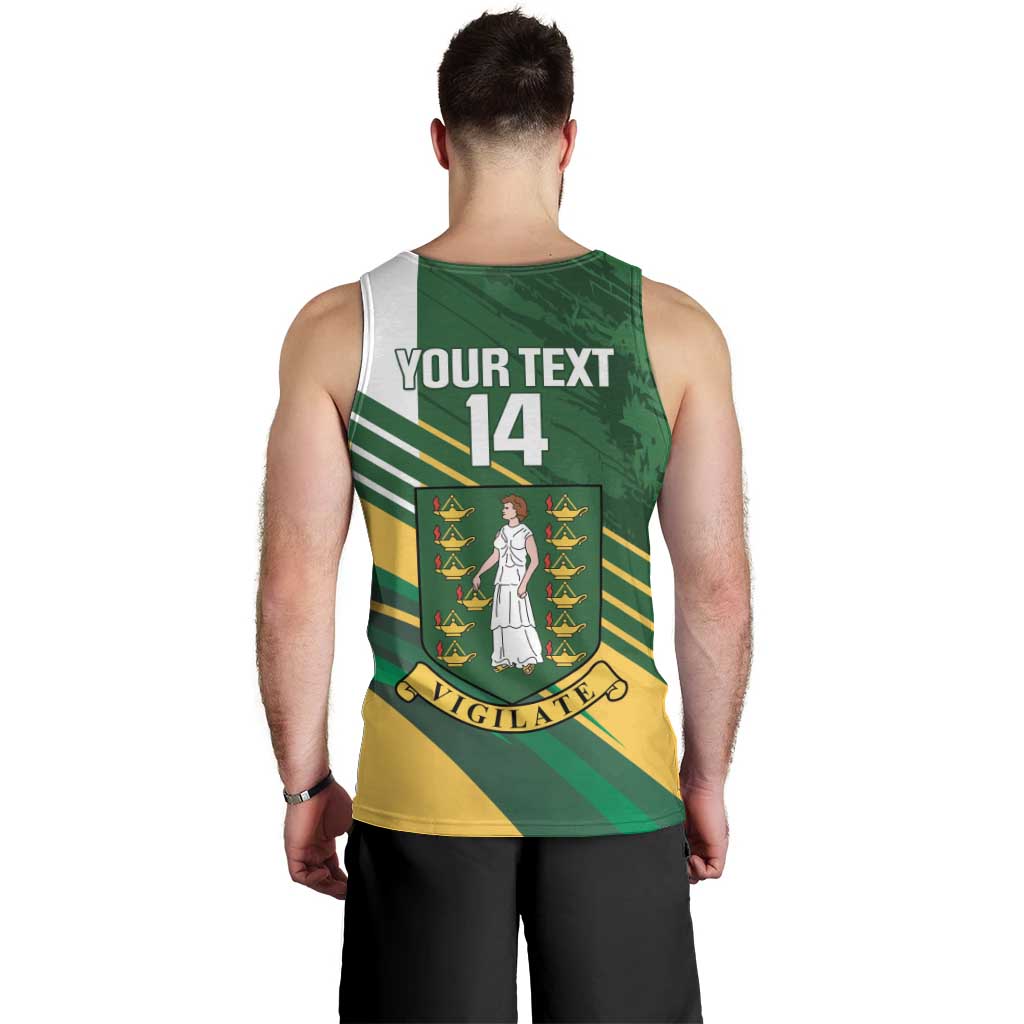 Custom British Virgin Islands Football Men Tank Top Come On Nature Boys