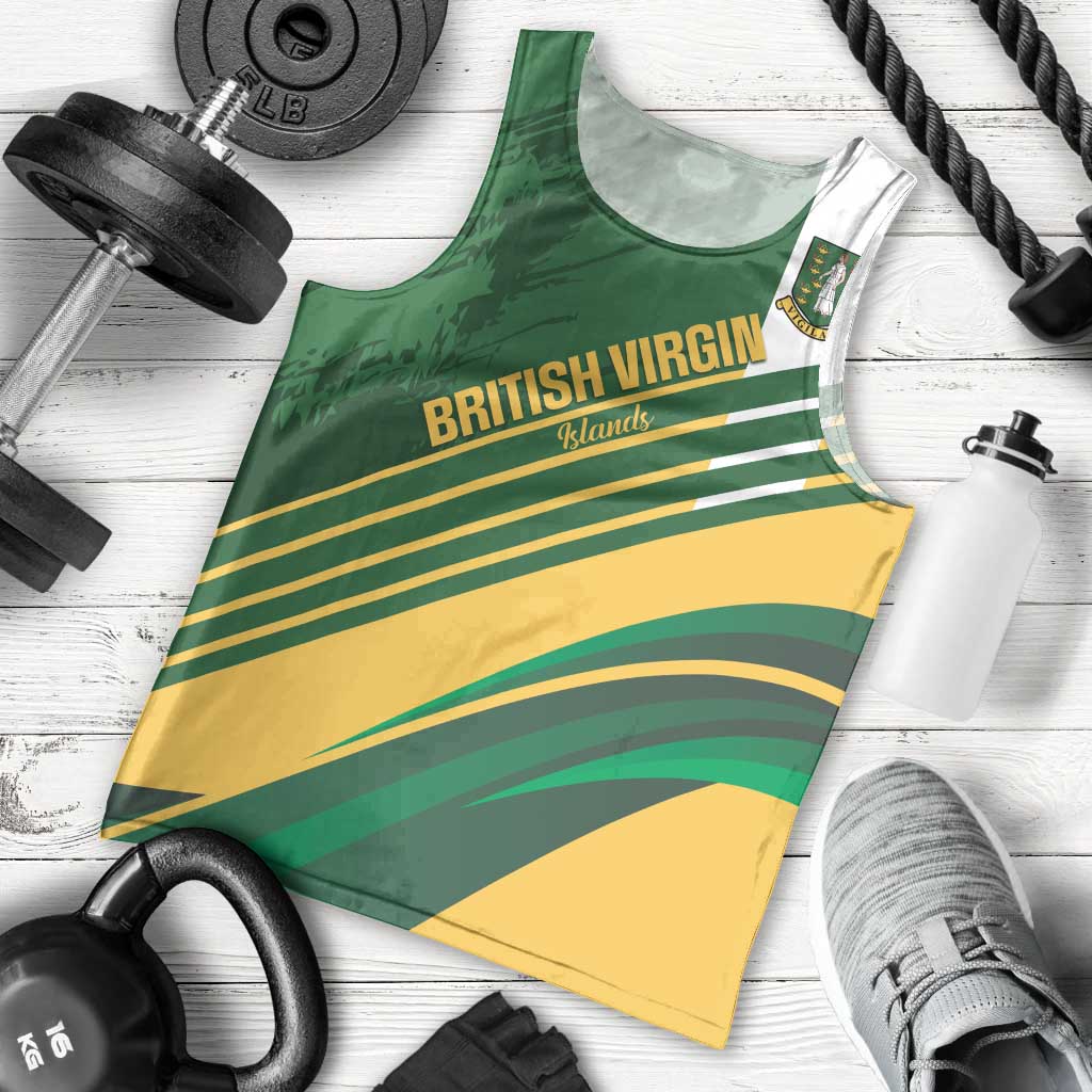 Custom British Virgin Islands Football Men Tank Top Come On Nature Boys