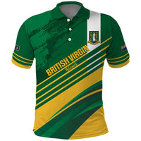 Custom British Virgin Islands Football Polo Shirt Come On Nature Boys