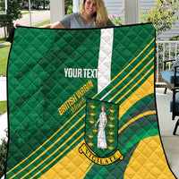 Custom British Virgin Islands Football Quilt Come On Nature Boys