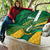 Custom British Virgin Islands Football Quilt Come On Nature Boys