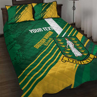 Custom British Virgin Islands Football Quilt Bed Set Come On Nature Boys