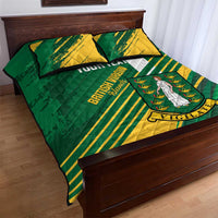 Custom British Virgin Islands Football Quilt Bed Set Come On Nature Boys