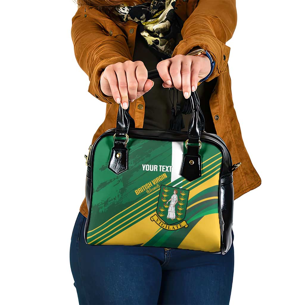 Custom British Virgin Islands Football Shoulder Handbag Come On Nature Boys