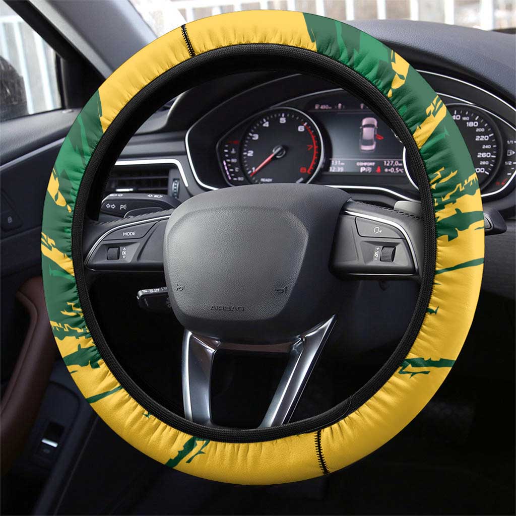 British Virgin Islands Football Steering Wheel Cover Come On Nature Boys