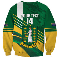 Custom British Virgin Islands Football Sweatshirt Come On Nature Boys