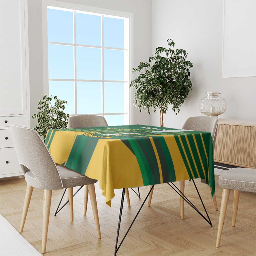 Custom British Virgin Islands Football Tablecloth Come On Nature Boys