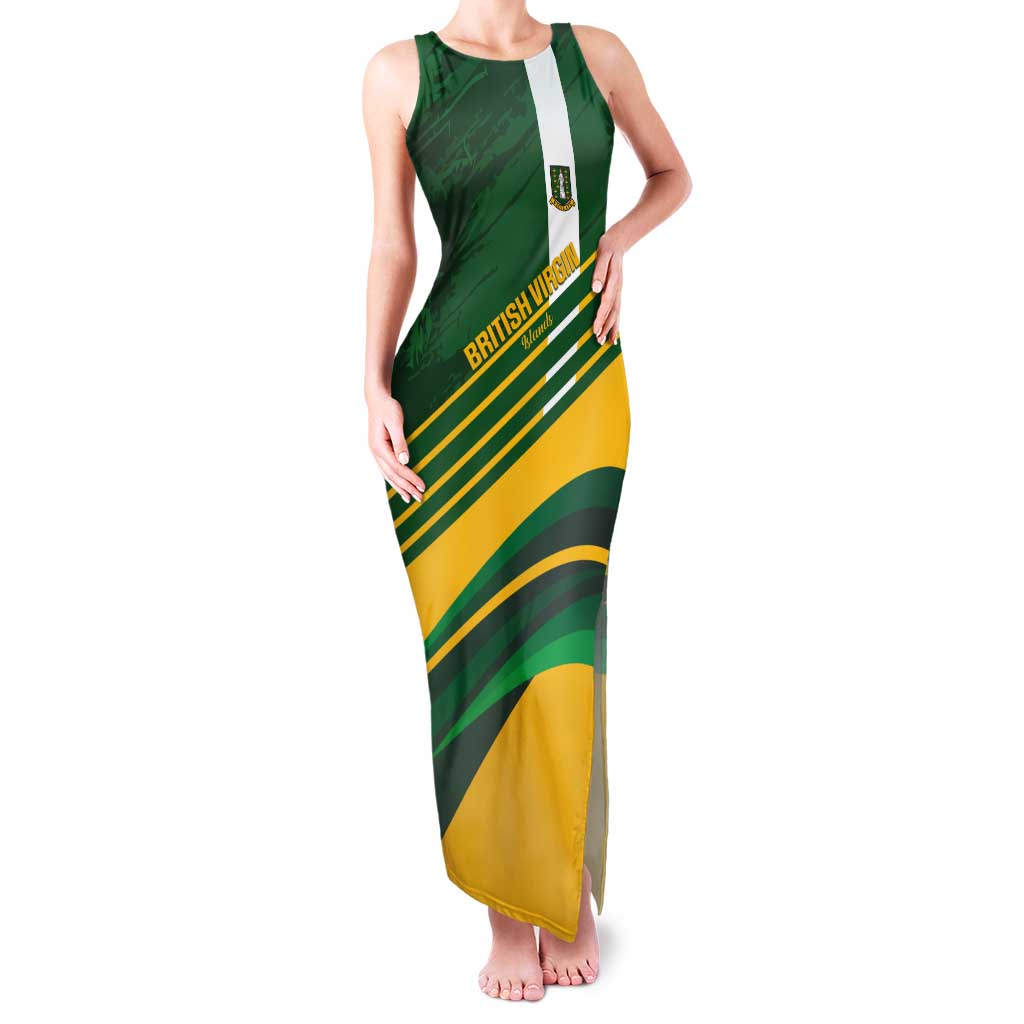 Custom British Virgin Islands Football Tank Maxi Dress Come On Nature Boys