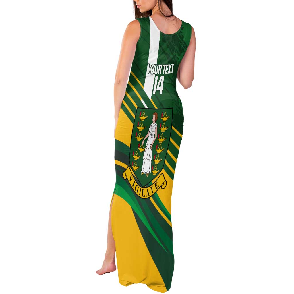 Custom British Virgin Islands Football Tank Maxi Dress Come On Nature Boys