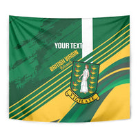 Custom British Virgin Islands Football Tapestry Come On Nature Boys