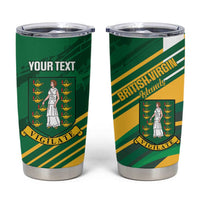 Custom British Virgin Islands Football Tumbler Cup Come On Nature Boys