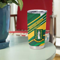 Custom British Virgin Islands Football Tumbler Cup Come On Nature Boys