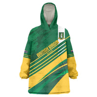 Custom British Virgin Islands Football Wearable Blanket Hoodie Come On Nature Boys