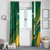 Custom British Virgin Islands Football Window Curtain Come On Nature Boys