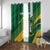 Custom British Virgin Islands Football Window Curtain Come On Nature Boys