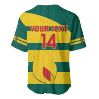 Custom Grenada Football Baseball Jersey Go Spice Boys Green Version
