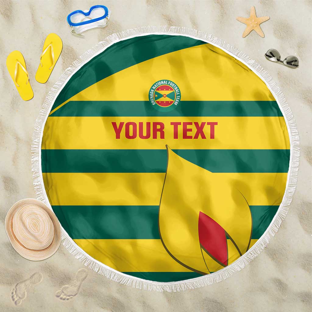 Custom Grenada Football Beach Blanket Go Spice Boys Green Version