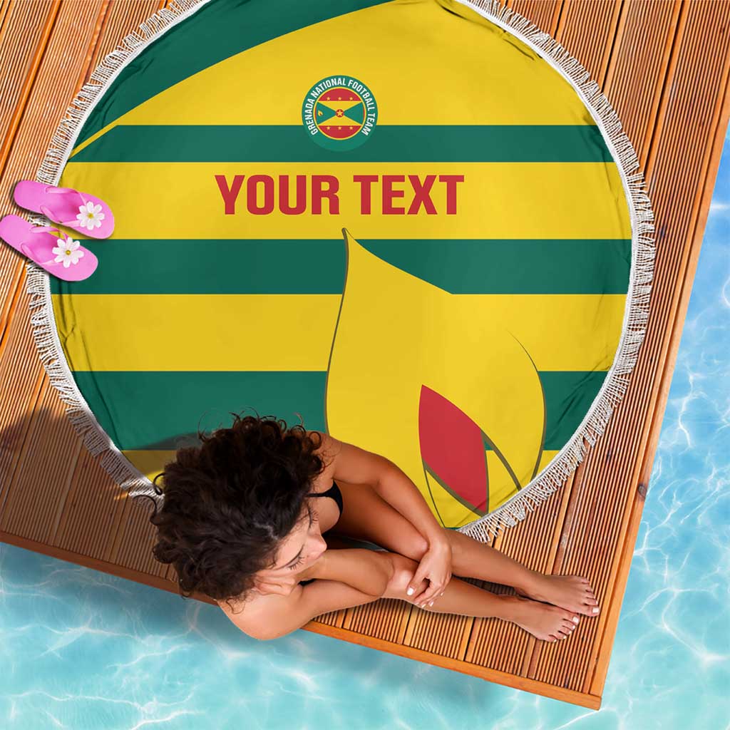 Custom Grenada Football Beach Blanket Go Spice Boys Green Version