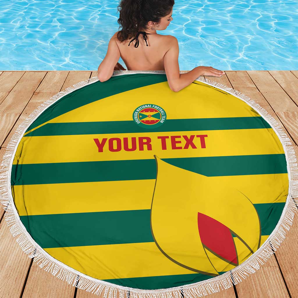 Custom Grenada Football Beach Blanket Go Spice Boys Green Version