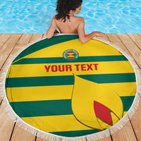 Custom Grenada Football Beach Blanket Go Spice Boys Green Version