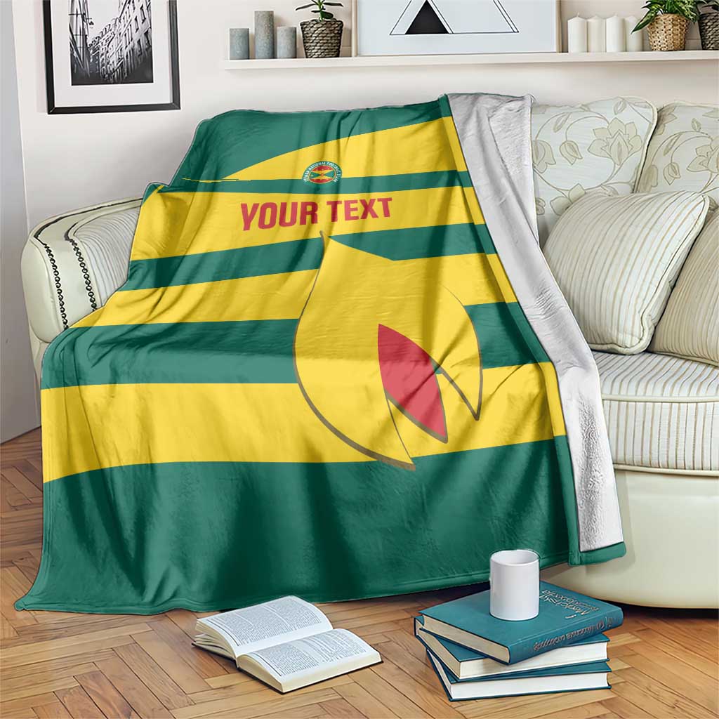 Custom Grenada Football Blanket Go Spice Boys Green Version