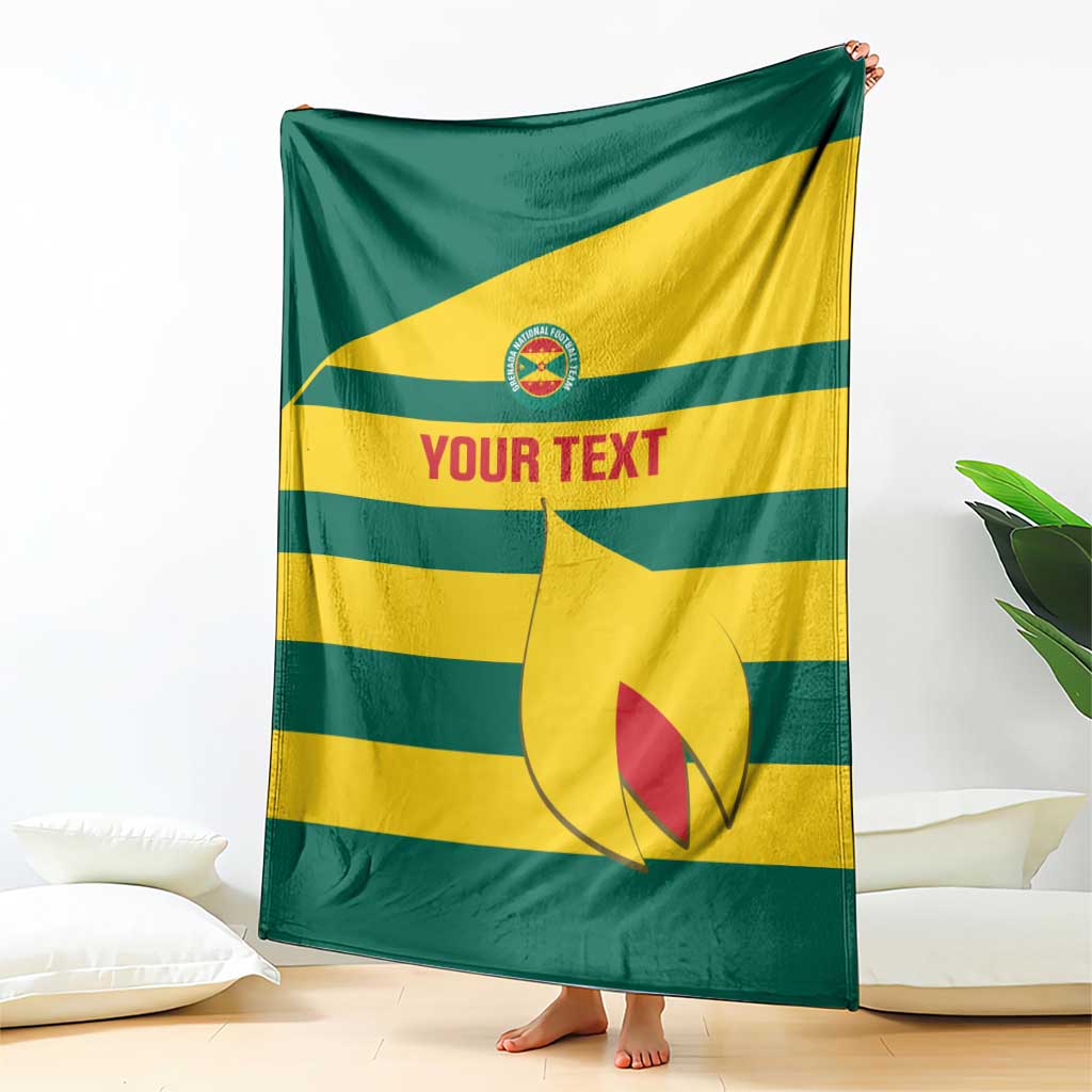 Custom Grenada Football Blanket Go Spice Boys Green Version