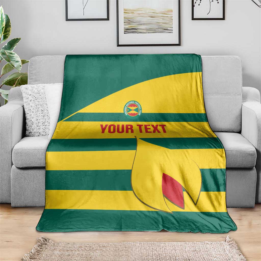 Custom Grenada Football Blanket Go Spice Boys Green Version