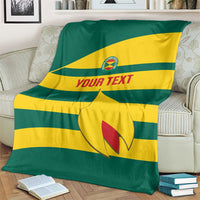 Custom Grenada Football Blanket Go Spice Boys Green Version