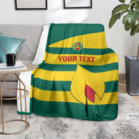 Custom Grenada Football Blanket Go Spice Boys Green Version