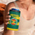 Custom Grenada Football 4 in 1 Can Cooler Tumbler Go Spice Boys Green Version