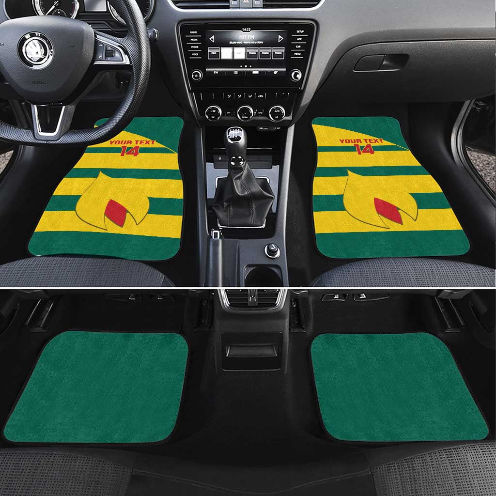 Custom Grenada Football Car Mats Go Spice Boys Green Version