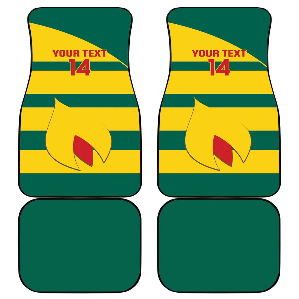 Custom Grenada Football Car Mats Go Spice Boys Green Version