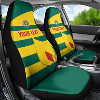 Custom Grenada Football Car Seat Cover Go Spice Boys Green Version